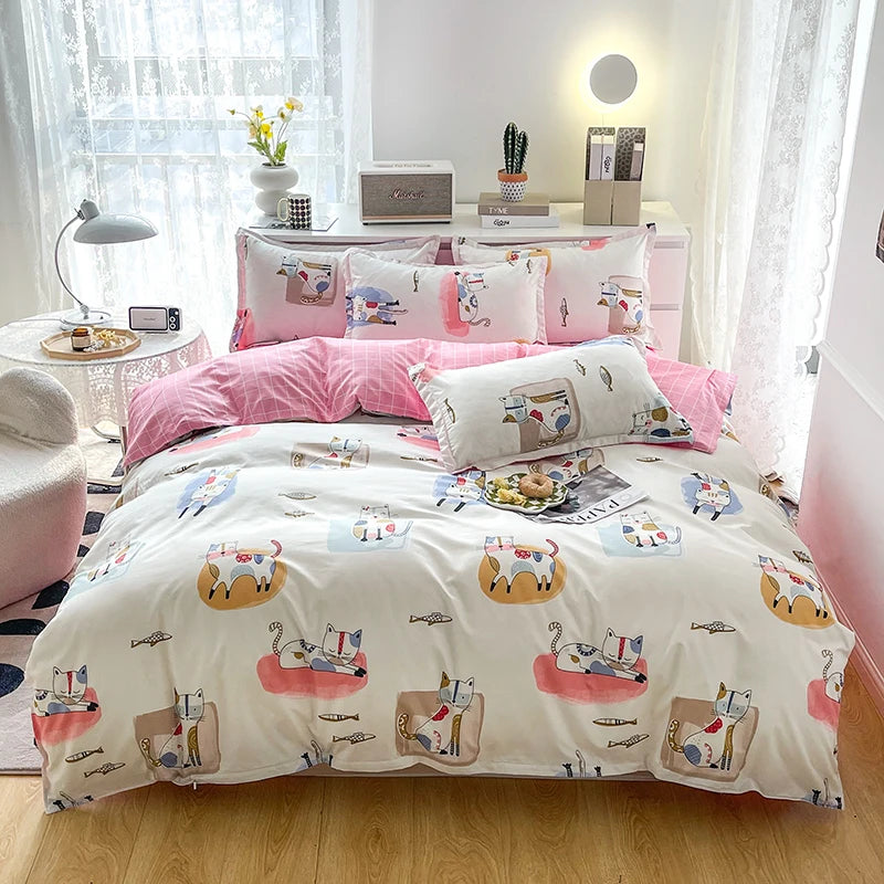 Colorful Duvet Cover Bedsheet