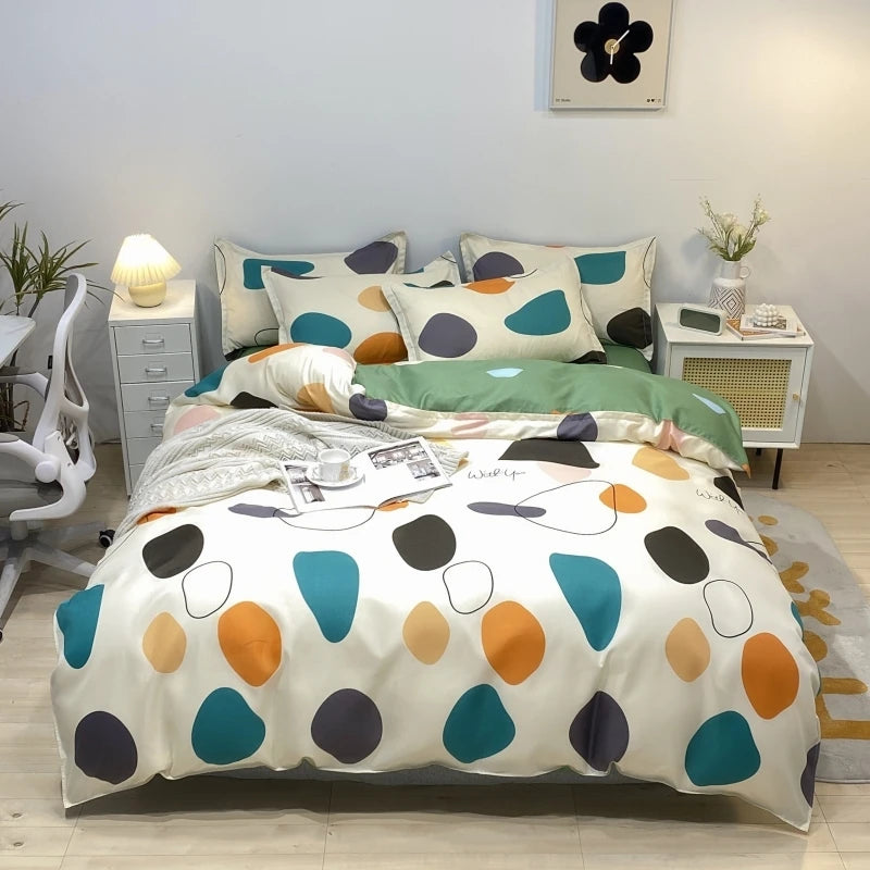 Colorful Duvet Cover Bedsheet